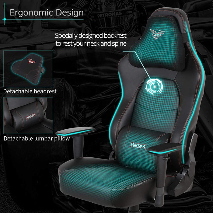 Gaming Καρέκλα -  Eureka Ergonomic® ERK-GC-02