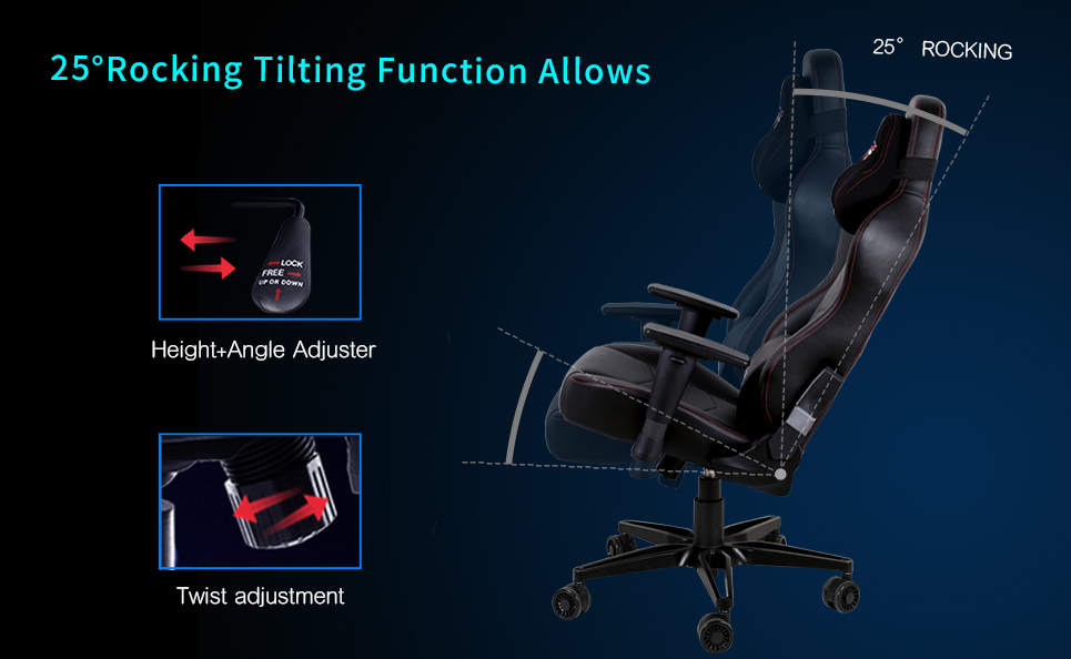 Gaming Καρέκλα -  Eureka Ergonomic® ERK-GC-02